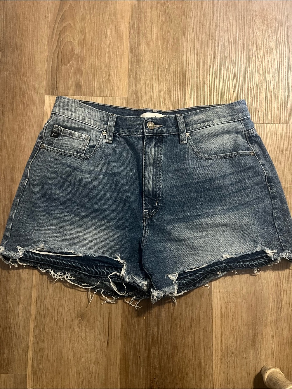 Kancan sz 13/30 Blue Denim Cutoff Shorts - Womens